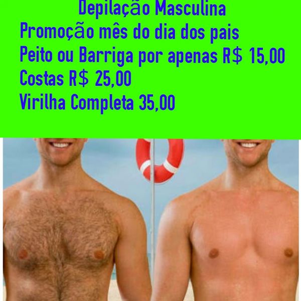 Depilação Masculina em Jundiai Promoção
