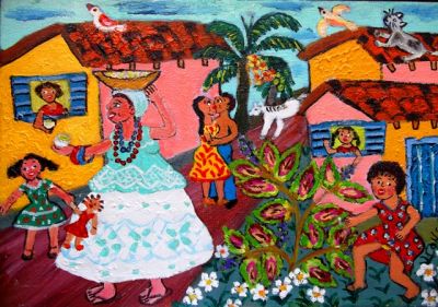 OBRAS DA ARTISTA NAIF CONCEIÇAO SILVA A VENDA COM AJUR SP 