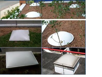 Domos de Acrílico iluminação zenital claraboia