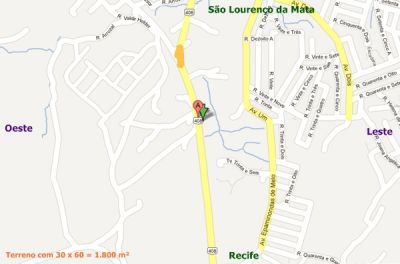 Terreno com Galpão na margem da BR 408