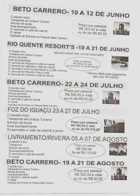 Viagens e Turismo!!!