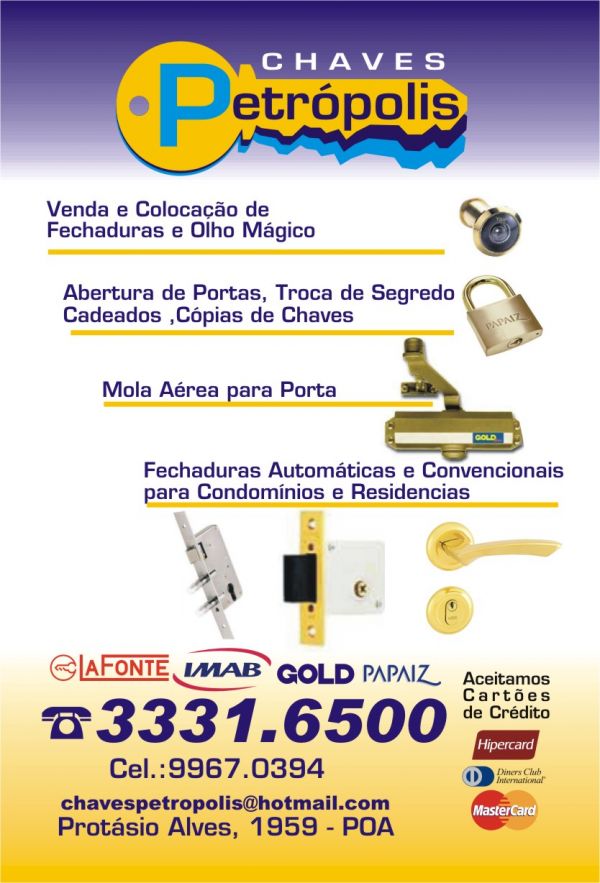Tele chaveiro 33316500 petropolis