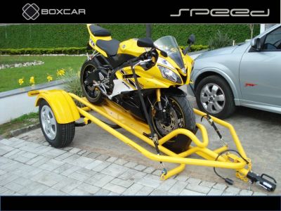 Carreta Speed para 1 Moto com sistema Basculante