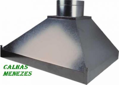 coifa de inox escovado