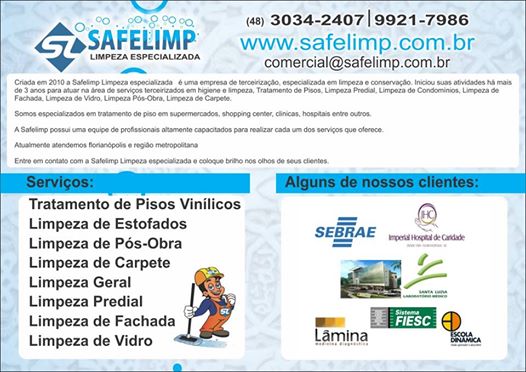 Limpeza final de obra e em escritorios