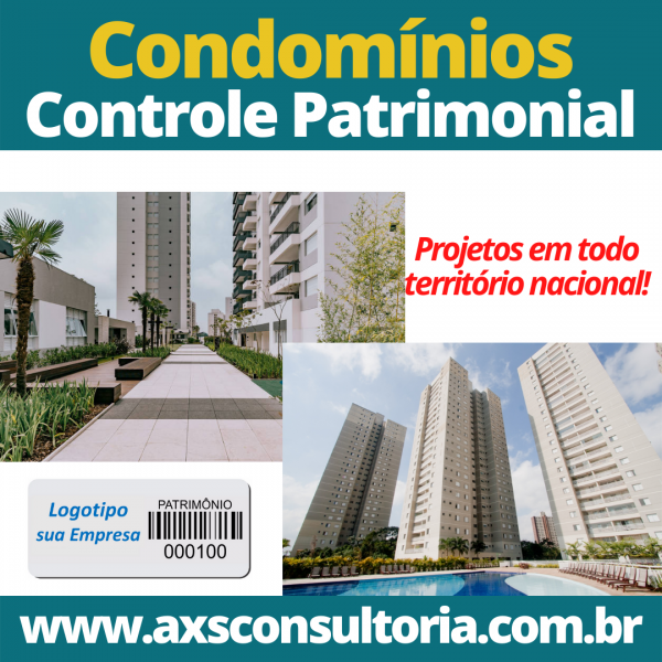 Controle do Ativo Imobilizado em Condomínios Residenciais e Empresariais - em todo o Brasil!