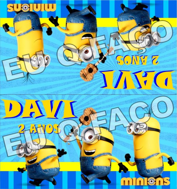 Etiquetas Para Brindes de Festa Minions