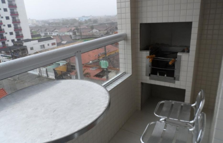 C001 Prédio frente ao mar 1 dorm, com sacada gourmet 