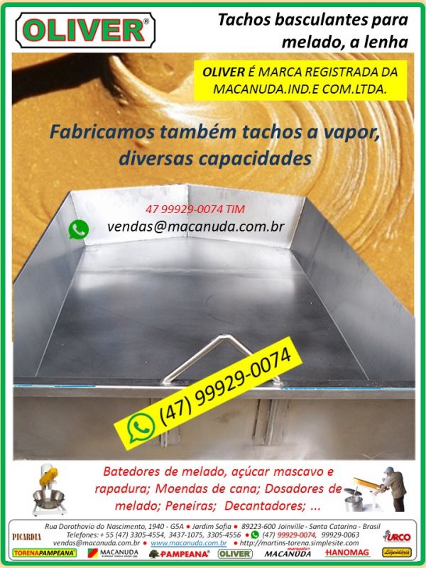 Batedeira Industrial Pra Fazer Açúcar Mascavo Oliver Macanuda