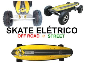 SKATE ELÉTRICO STREET E OFF ROAD