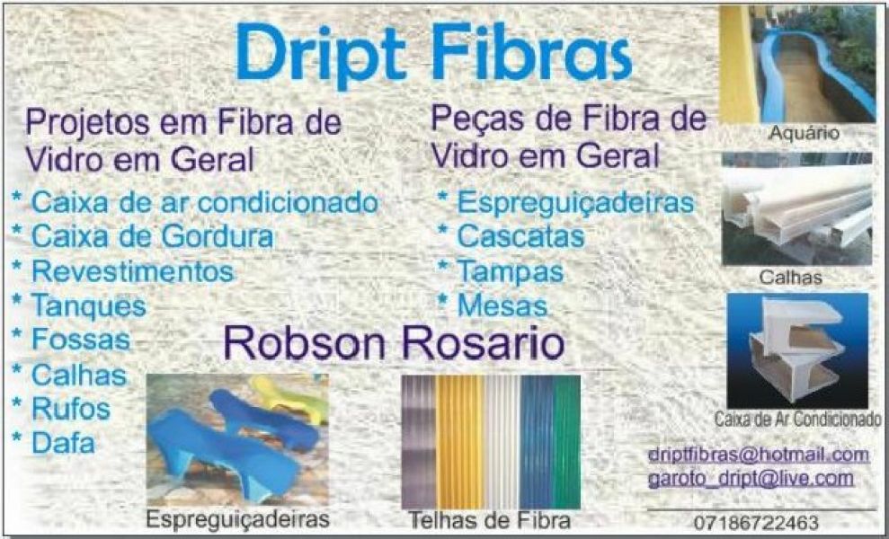 Serviços de Fibra de Vidro Salvador - Bahia - Brasil