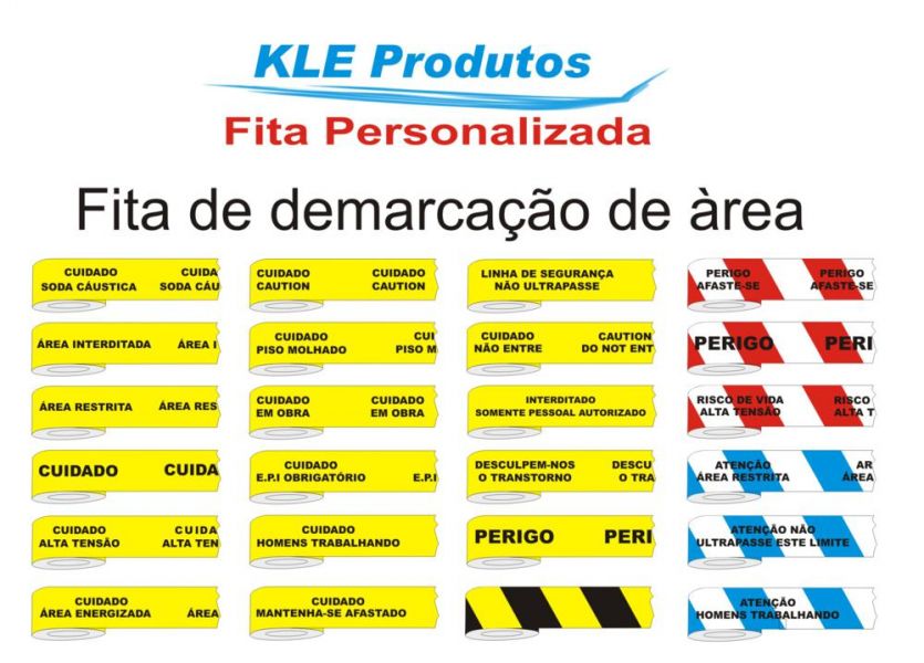 Fita para isolamento de area      