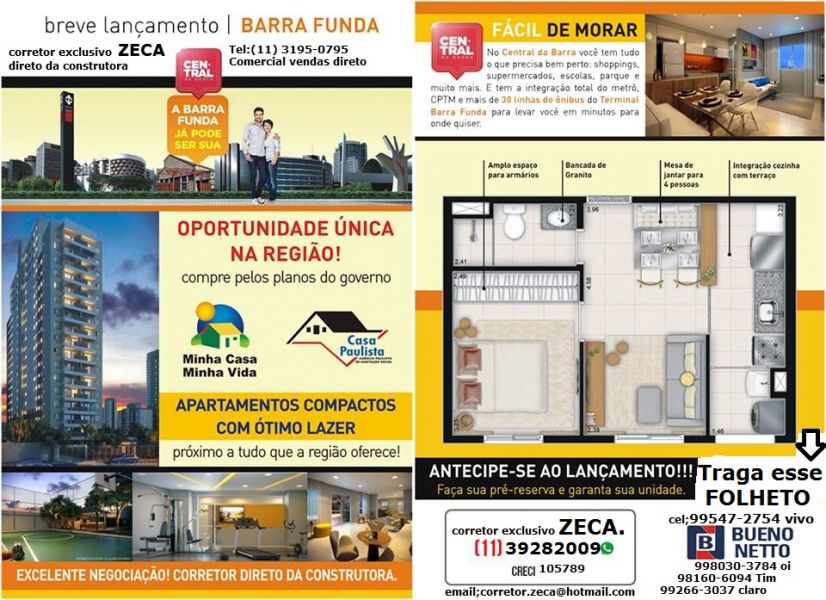 LANÇAMENTO pirituba MAX e barra funda 190mil