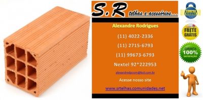 Blocos cerâmicos 14x19x29 blocão só R$ 0,95 á peça frete grátis!