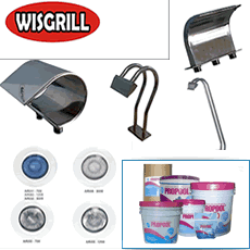 Churrasqueiras, Telhas, Piscinas, Marmore, Granitos e Acessorios.