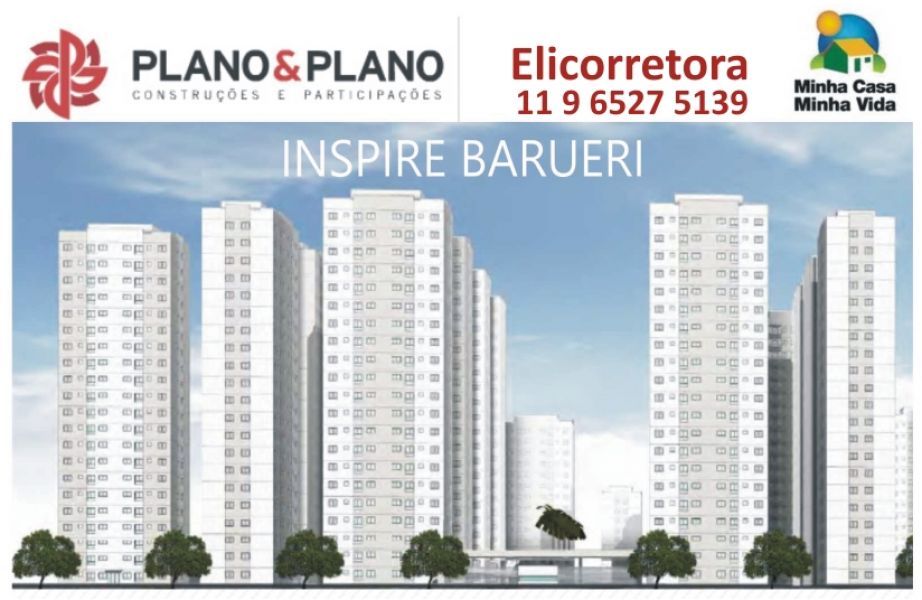 BARUERI LANÇAMENTO "INSPIRE" 02 e 03 dorms - MCMV- Garanta já a sua Unidade, Faça o seu cadastro