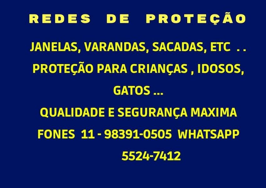 Telas de Proteção no Condominio Eco`s Natureza Cluve, Taboão da Serra, (11)  98391-0505 