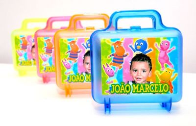 10 Maletinhas de acrílico Personalizadas