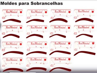 MOLDE DE SOBRANCELHAS