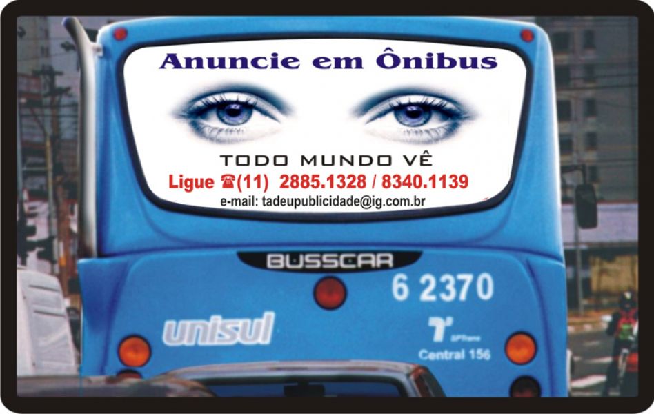 Publicidade Em Ônibus - Custa pouco e funciona