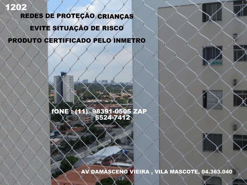 Redes de Proteção na Av. Damasceno Vieira, Vila Mascote, (11)  98391-0505, zap 