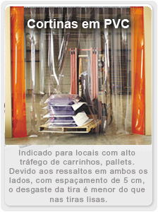 Cortinas em PVC para Câmaras Frigoríficas