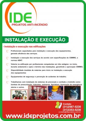 IDE PROJETOS ANTI-INCÊNDIO