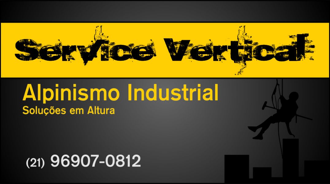 Service vertical alpinismo industrial soluções em altura