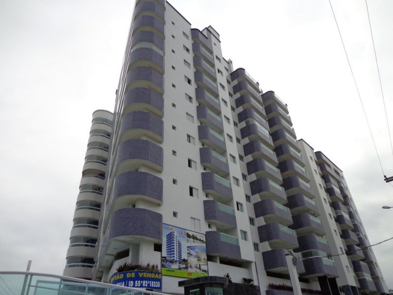 Apartamento 1 dormitório lazer e vista mar na Praia Grande - Caiçara