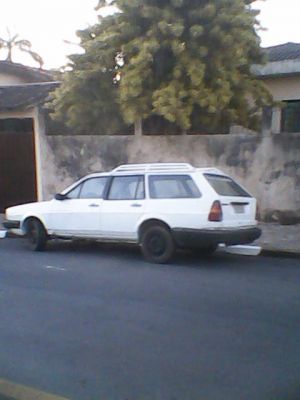 santana quantum 1986 branca c dir hidráulica