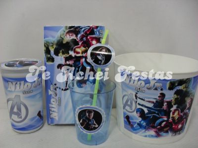 Kit Pipoca Os Vingadores