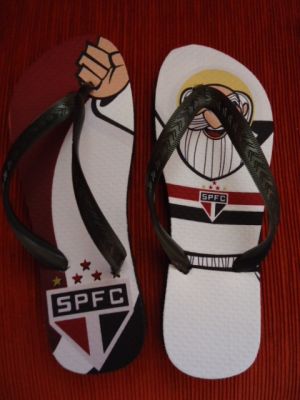 chinelos casamentos, times, memes, bandas de rock, e personalizados