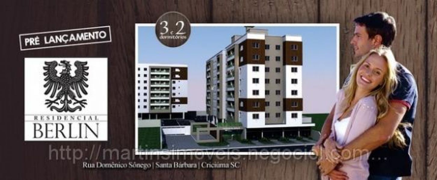 Ed. Berlin-bairro Santa Bárbara em Criciúma (próx. prefeitura).