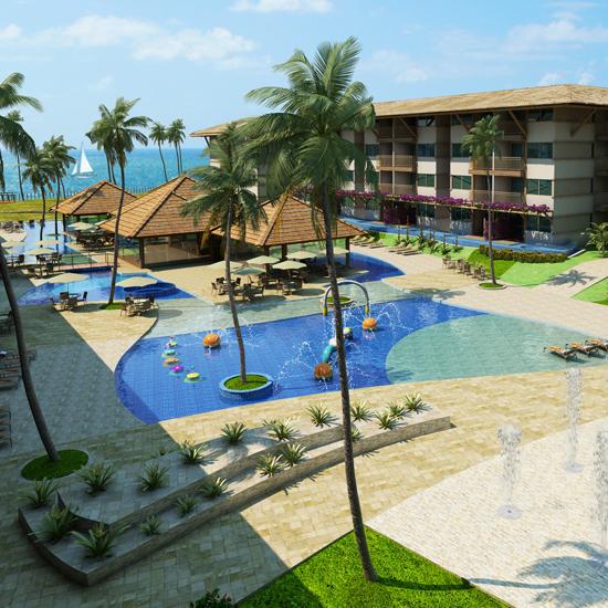 La Fleur Polinésia - Residence & Resort em Porto de Galinhas