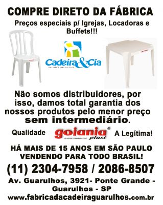 Cadeira de plastico