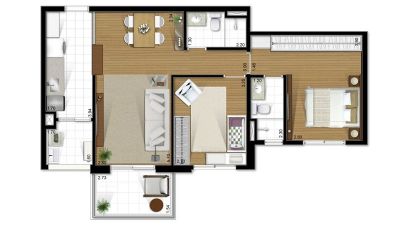 Apartamentos em São Bernardo, 2 e 3 dormitórios – 107 m², 91m² e 70m² - Direto com a Incorporadora