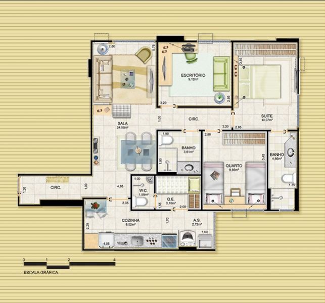 Apartamento em Icaraí, Niterói/RJ - 3 quartos - Apenas R$ 670 mil