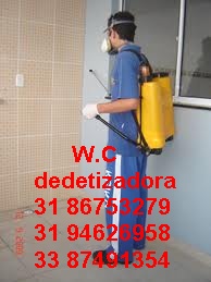 W.C Dedetizadora,dedetização,lavagem de caixa dagua