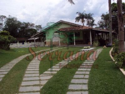 Bela chácara a venda em Juquitiba com linda casa piscina 4 lagos cod 340