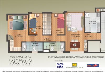 APARTAMENTO 3 DORM MENINO DEUS PORTO ALEGRE RS