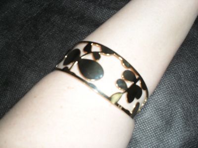 Bracelete Renda Banhado/Ouro