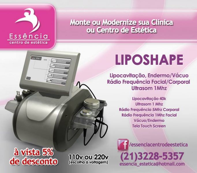 Lipocavitacao radio frequencia facial corporal endermo laser diodo criolipolise lipo laser