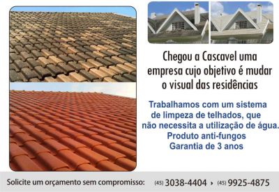 LIMPA TELHAS CASCAVEL