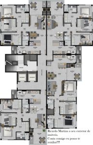 Riviera Maya Balneário Rincão apartamento a venda