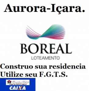 Loteamento Boreal Aurora Içara terreno a venda
