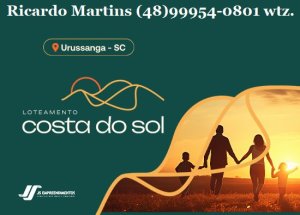 Loteamento Costa do Sol Urussanga bairro De Villa