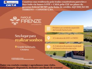 Loteamento Parque Firenze bairro Santa Luzia Criciúma