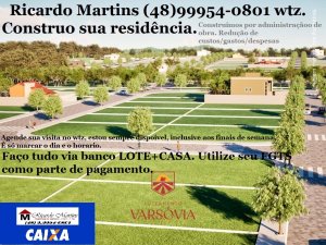 Loteamento Varsóvia bairro Linha Batista Criciúma terreno a venda