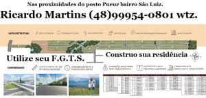 Loteamento Parque Darós bairro Bosque do Repouso São Luiz Criciúma