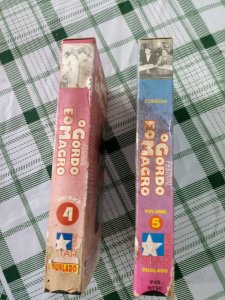 Coleção De 8 Fitas Vhs Festival De Filmes O Gordo E O Magro